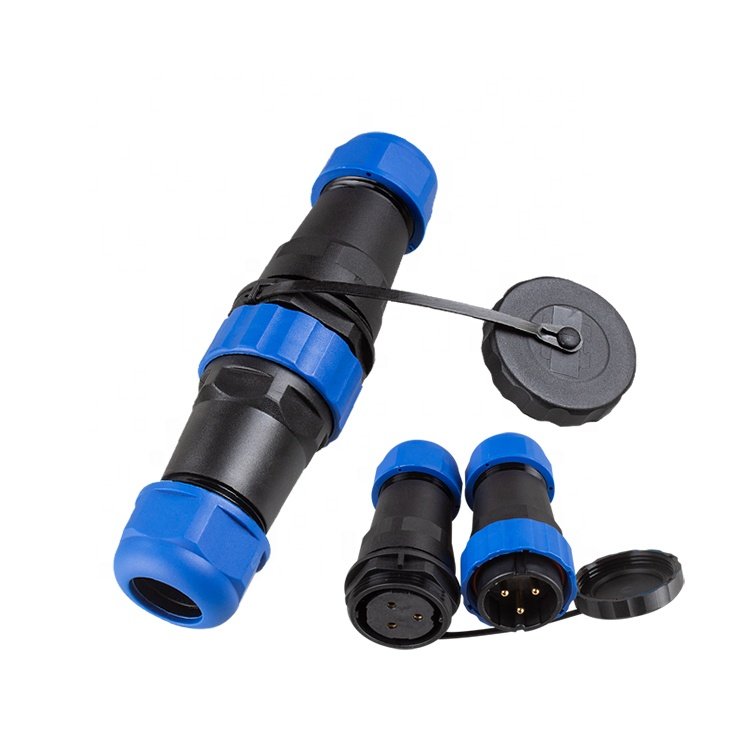 IP68 Straight Outdoor 3Pin Male Female SP28 SD28 3Core 25A Docking Power Plug Fast Electric Waterproof Connectors